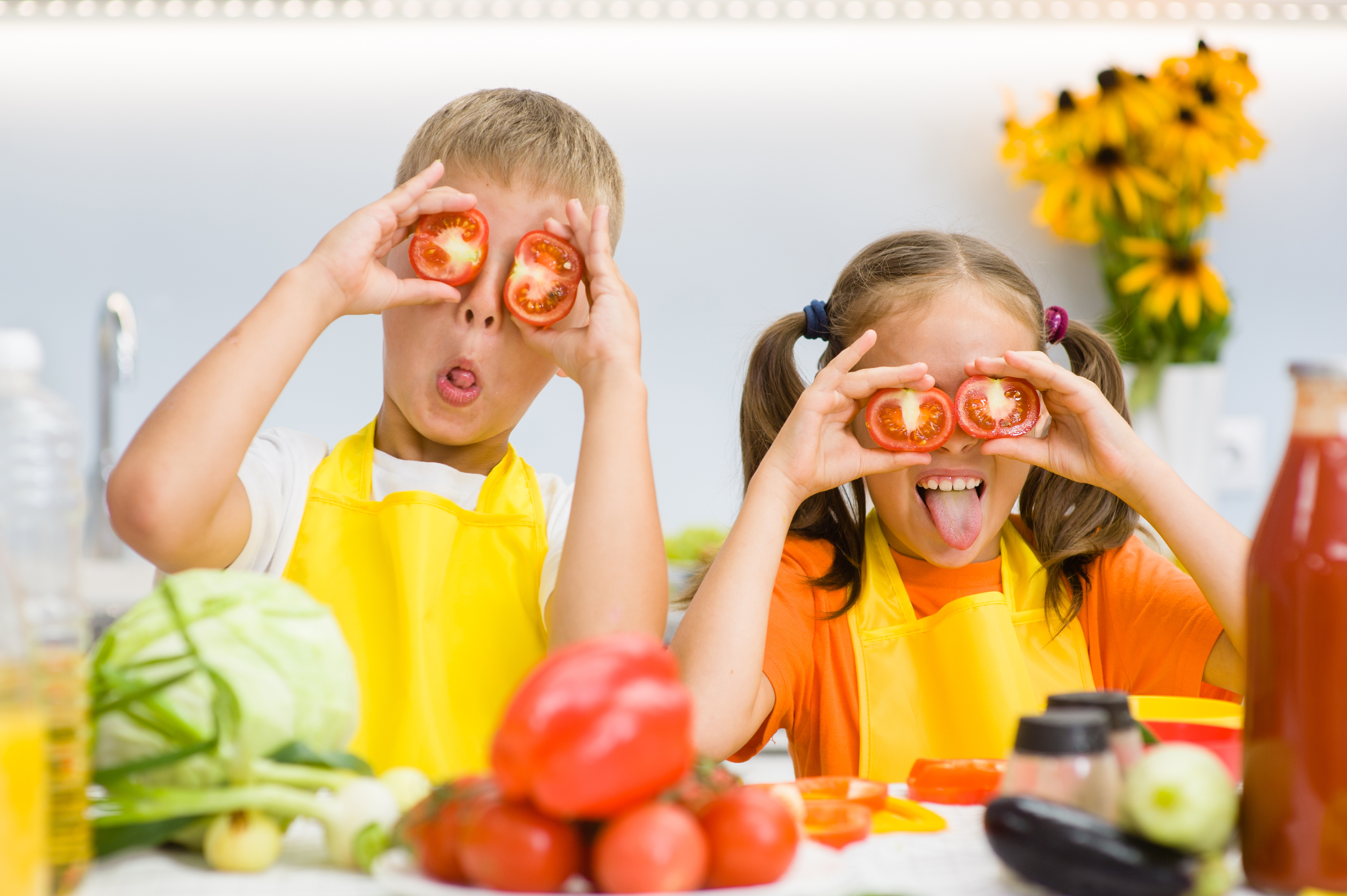 Young Kids Cooking