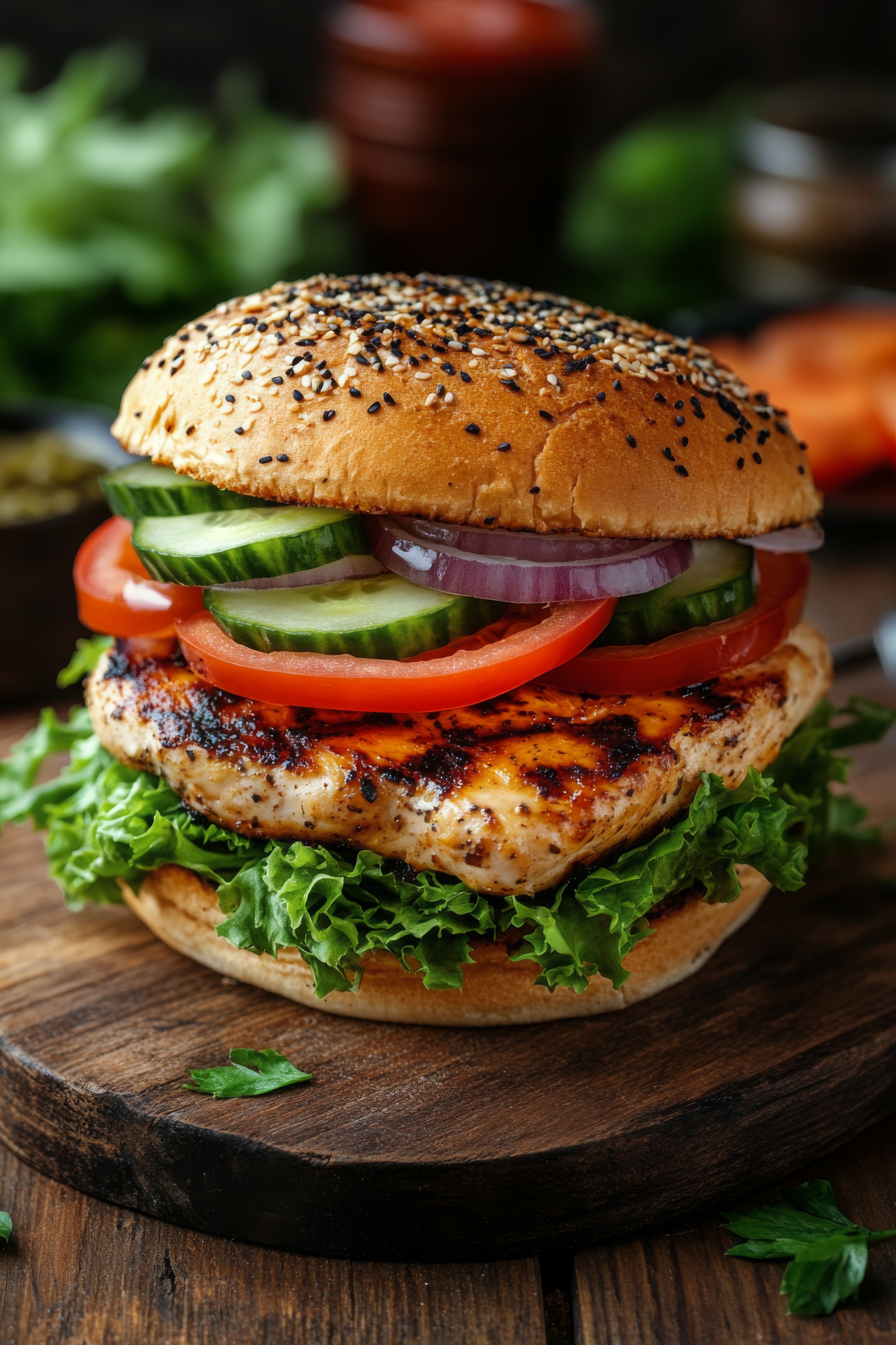 chicken burger