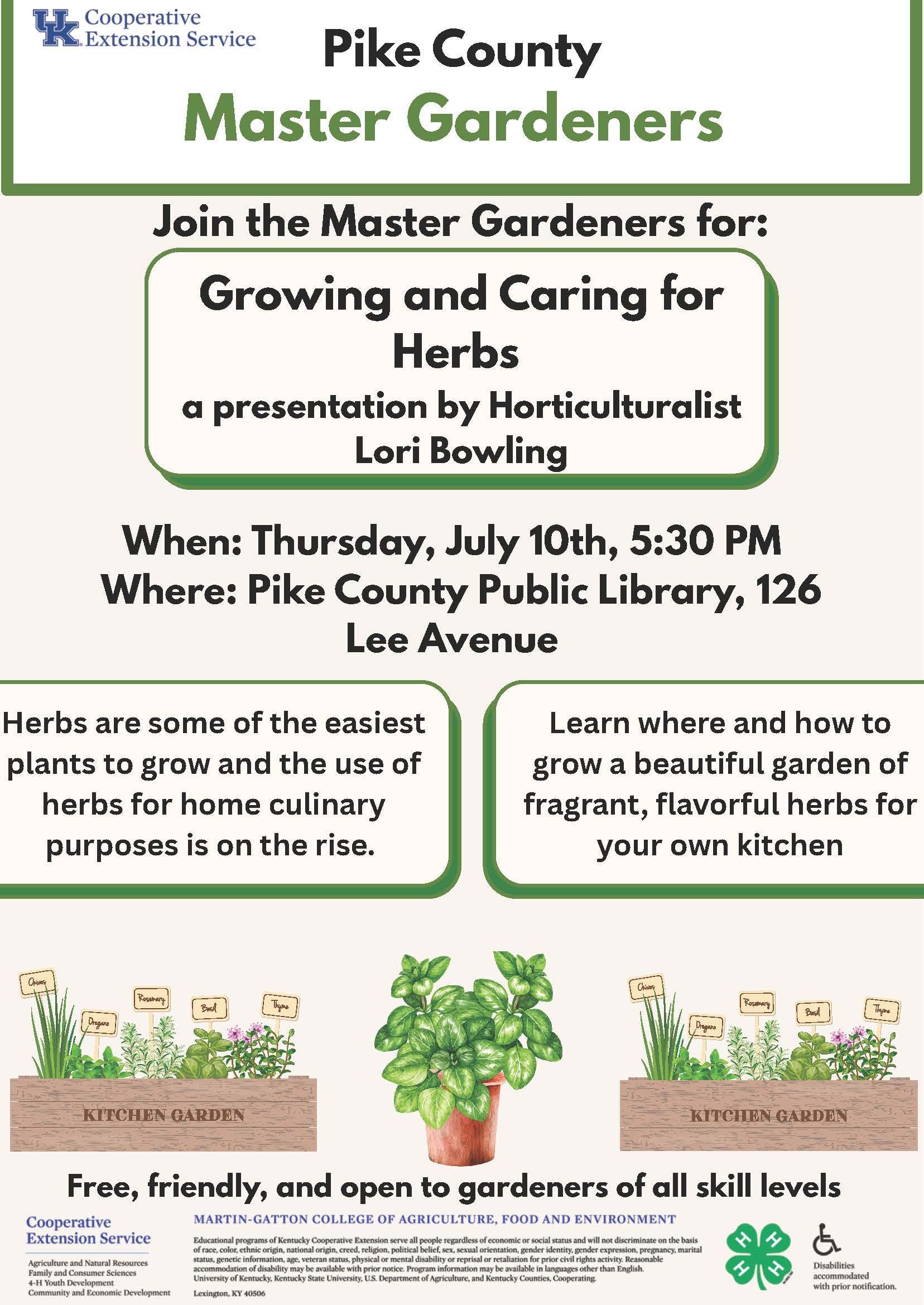 Herb Day Flyer