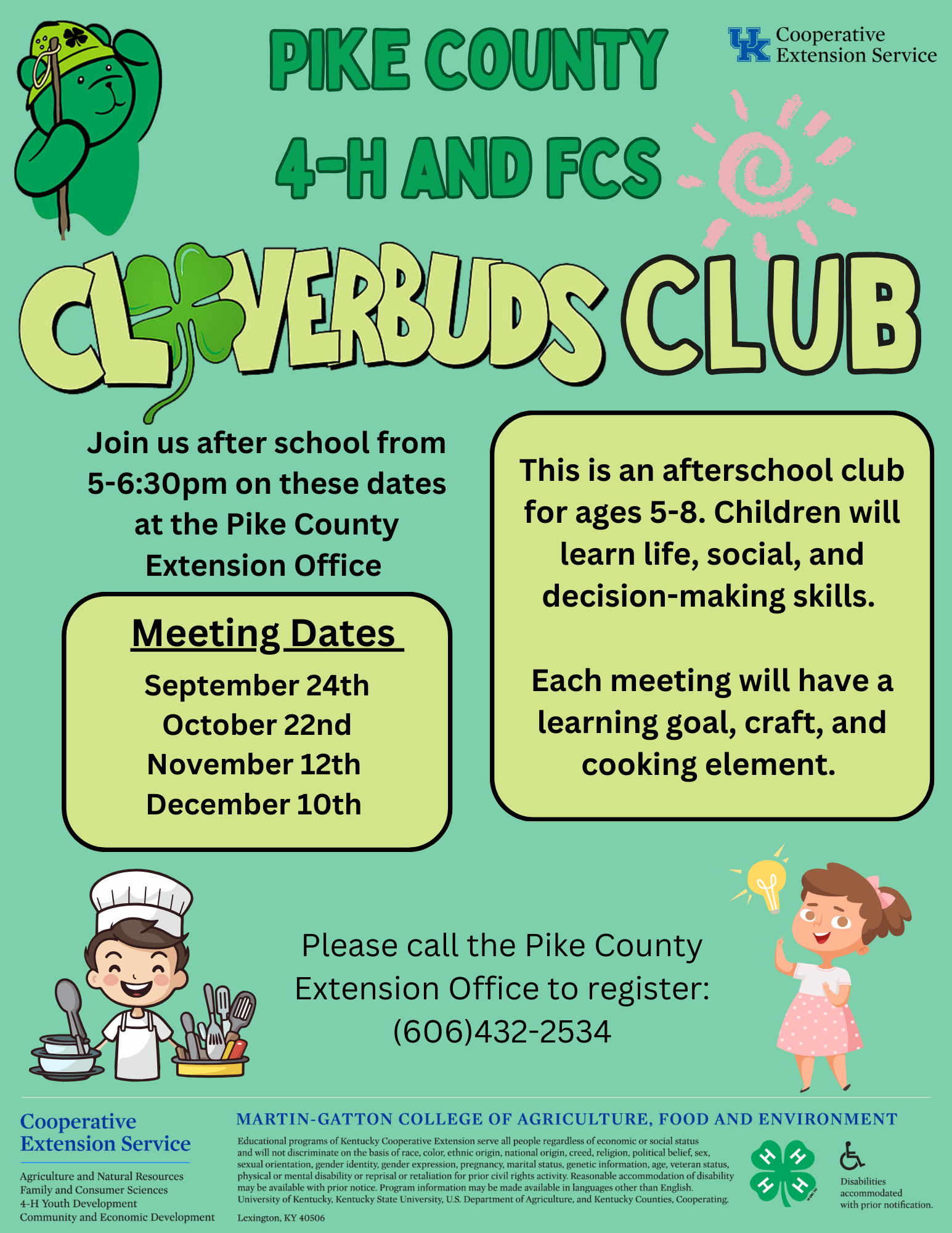 Cloverbuds Flyer