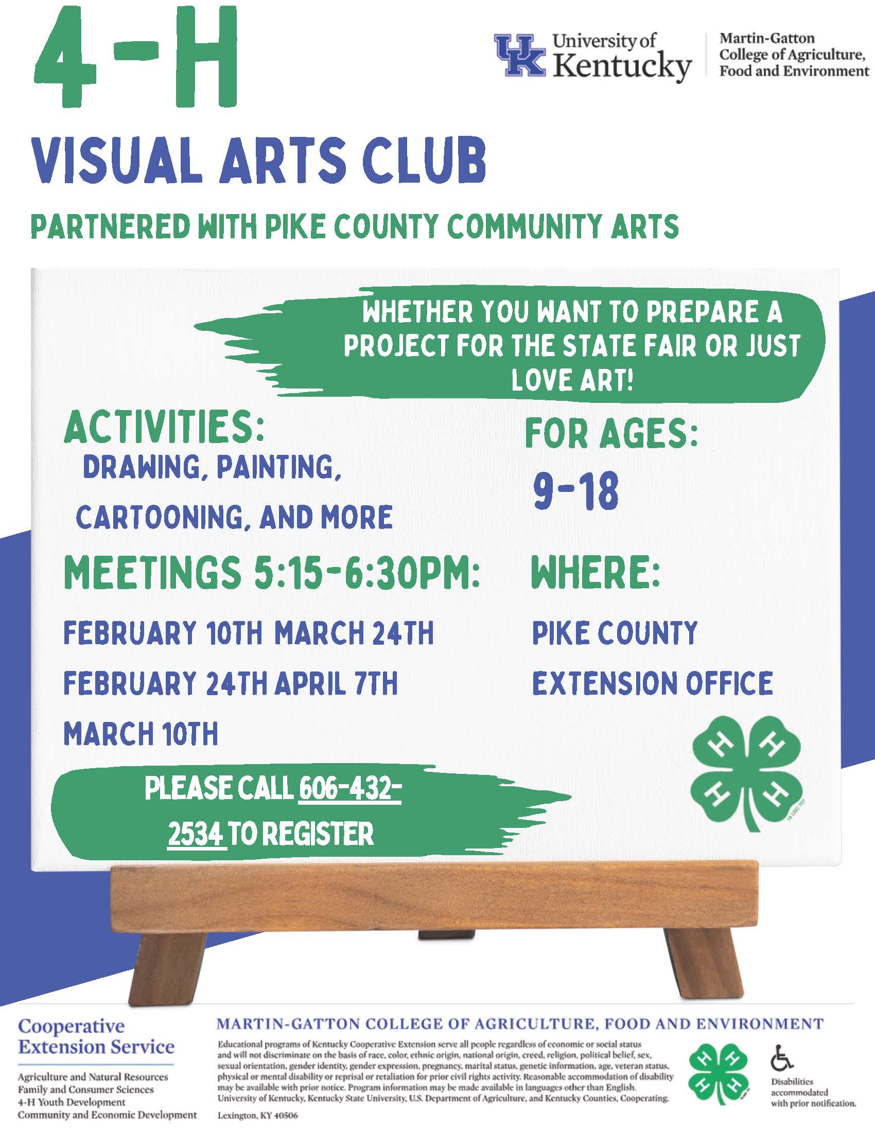 Visual Arts Flyer